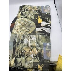 Vintage Lot Of Fabric. Mediterranean Geometric 83" L 64" W Cotton Polyester Blen